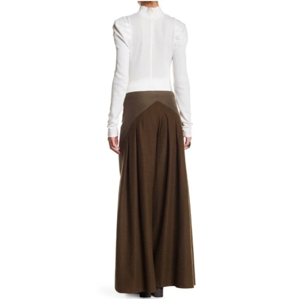 Free People Carina Mixed Menswear Wide Leg Palazzo Pants - Picture 5 of 11